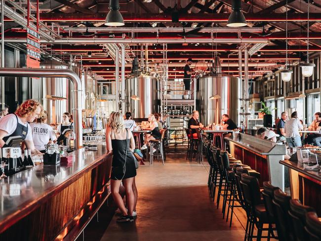 Howard Smith Wharf, Felons Brewing in Brisbane.