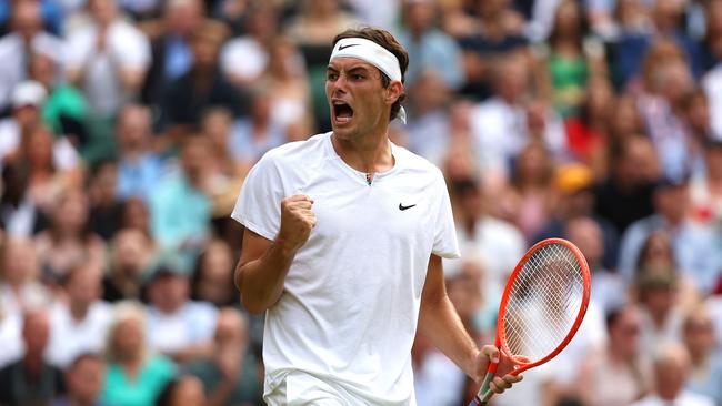 Fritz pushed Nadal to the limit but was unable to land a knockout blow. Picture: Getty