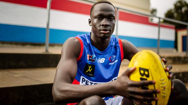 Leek Alleer starred in the SANFL as an intercept defender this year. Picture: Morgan Sette