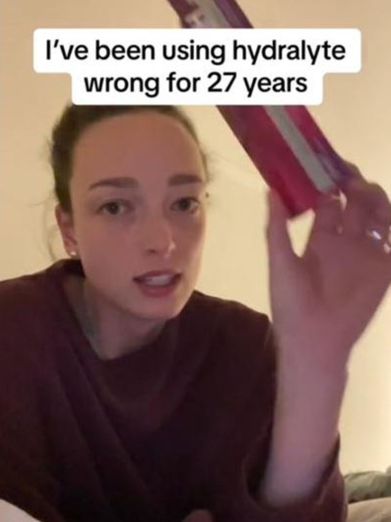 Karaki’s video was stitched to one created by Australian woman Courtney Paige. Picture: TikTok