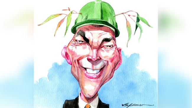 BHP chief executive Mike Henry. Illustration: Sturt Krygsman