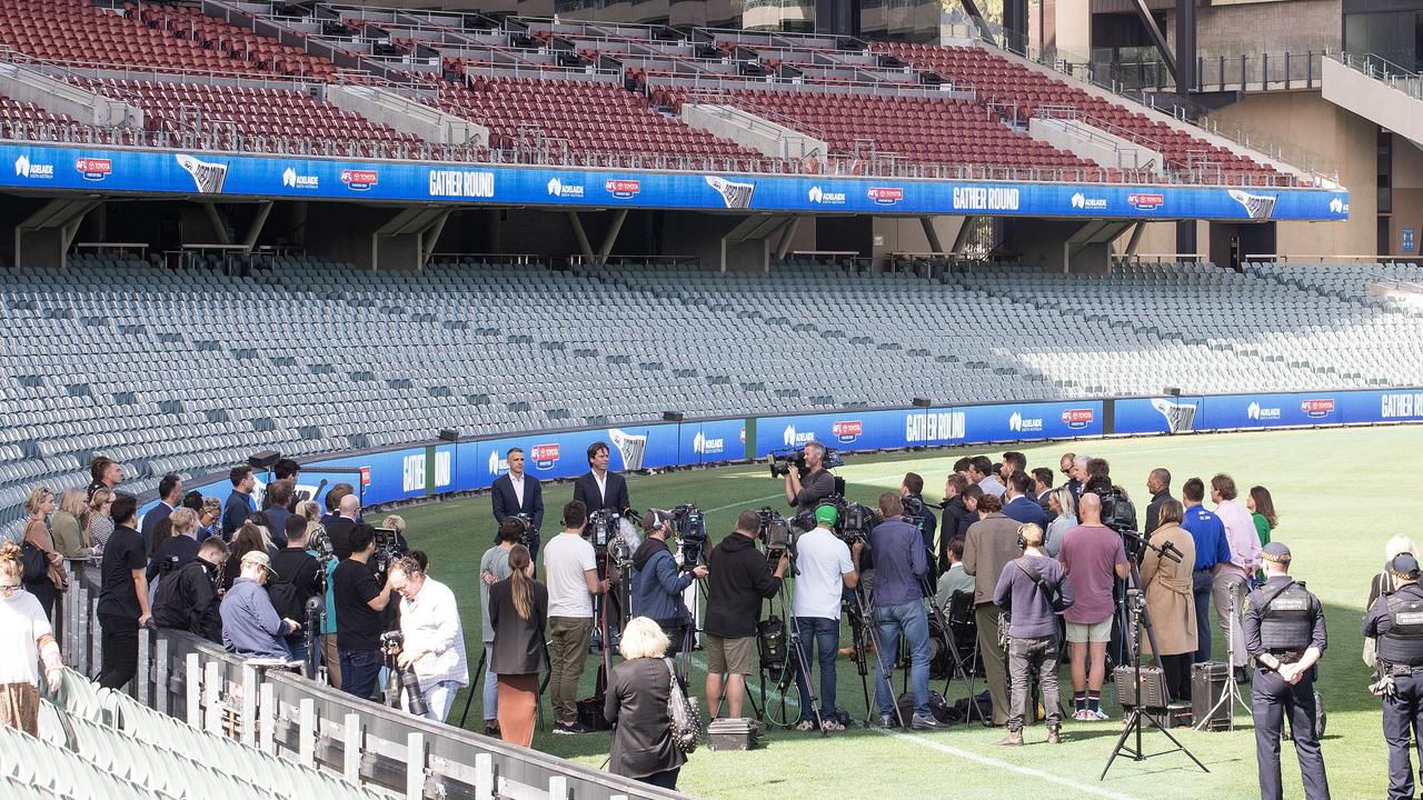 Gather Round is the biggest show in Adelaide. Picture: Getty Images