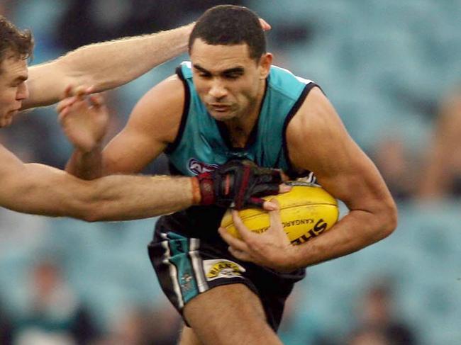 Burgoyne helped lead Port to a premiership before crossing to the Hawks.