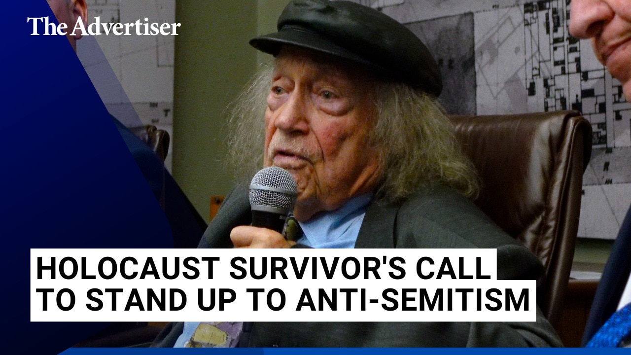 Holocaust survivor's call to stand up to anti-semitism