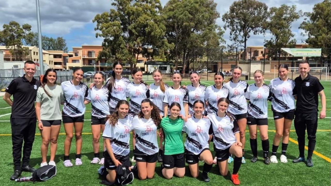 Concord JFC U16 girls could become the club's first Champion of Champions winners in over 40 years. Picture: Supplied