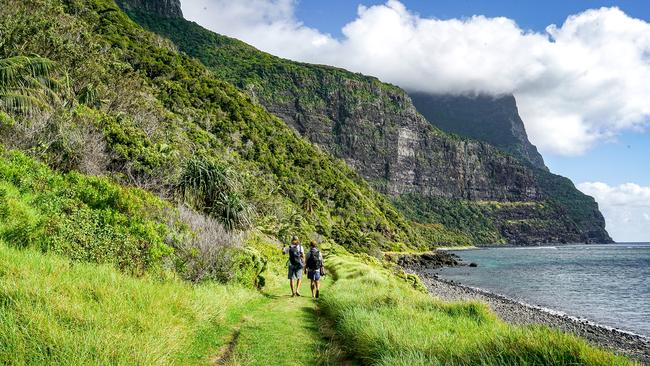 Walking trails on Lord Howe Island