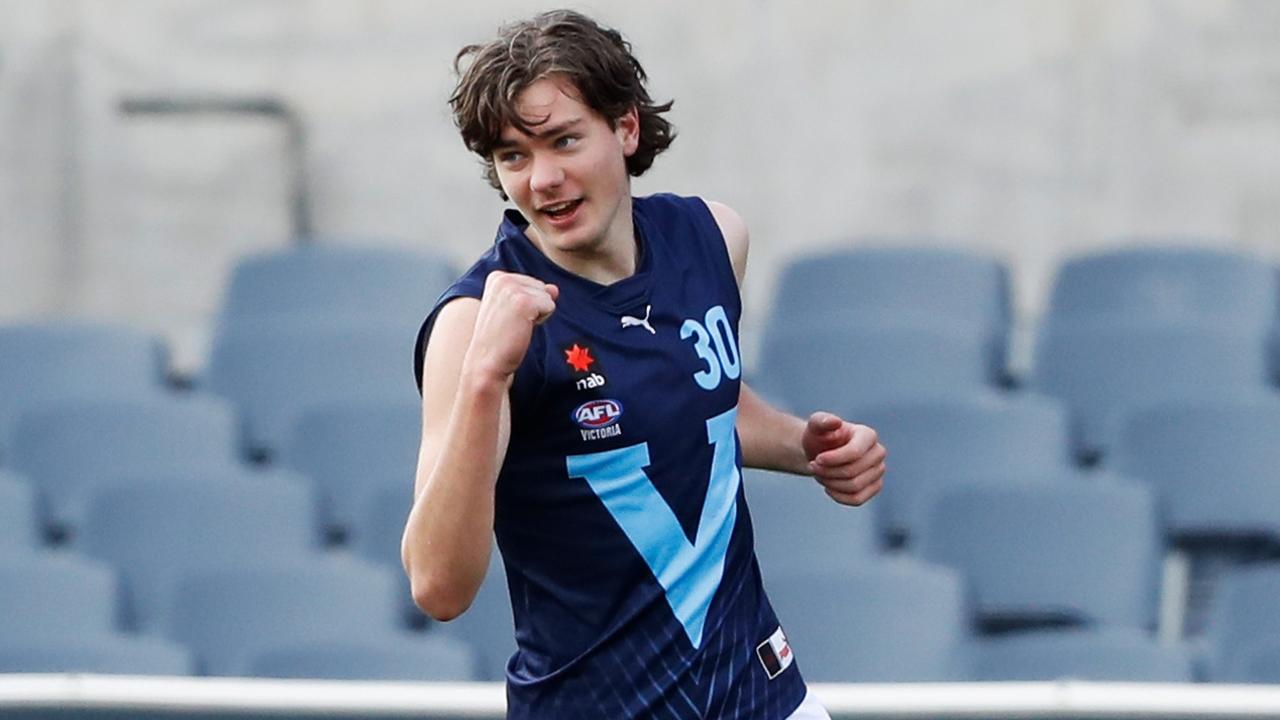 Matthew Jefferson starred at the national under-18 carnival. Picture: Dylan Burns/AFL Photos