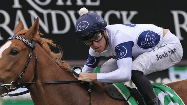 Josh Parr rides Savvy Legend for trainer Les Bridge. Picture: Getty Images