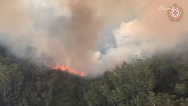  Aerial firefighting at (K’gari) Fraser Island bushfire