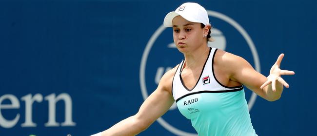 Ashleigh Barty in action over the weekend.. Matthew Stockman/Getty Images/AFP