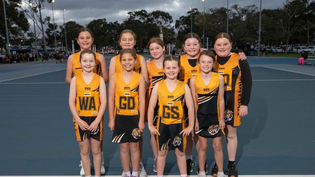 Grovedale Black under-11 netball team.