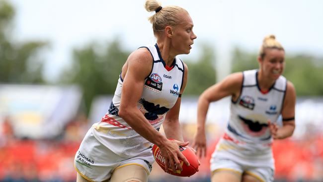 Phillips was the AFLW best and fairest for the inaugural season. Pic Adam Head