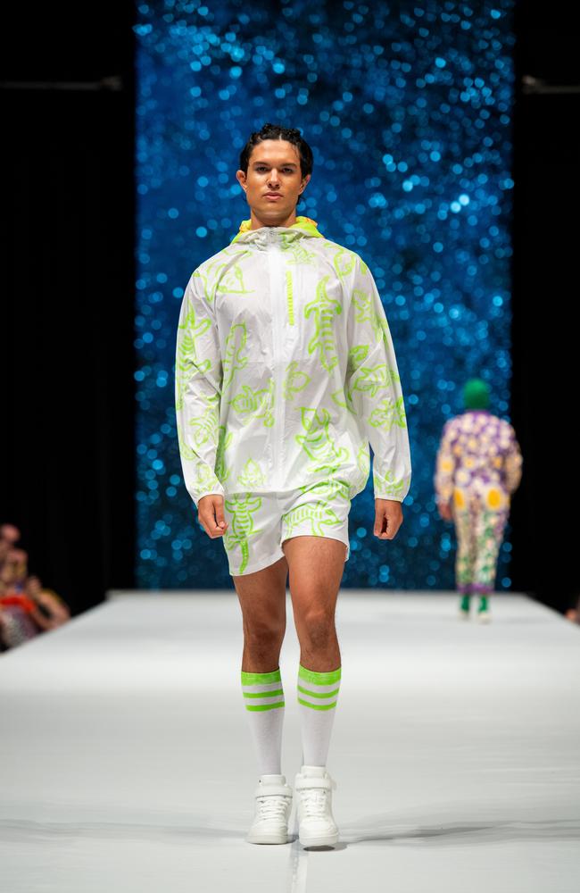 2024 Country to Couture at the Darwin Convention Centre showcases hand-designed First Nations fashion. Picture: Pema Tamang Pakhrin