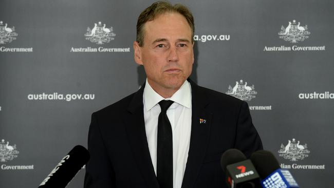 Federal Health Minister Greg Hunt. Picture: NCA NewsWire / Andrew Henshaw