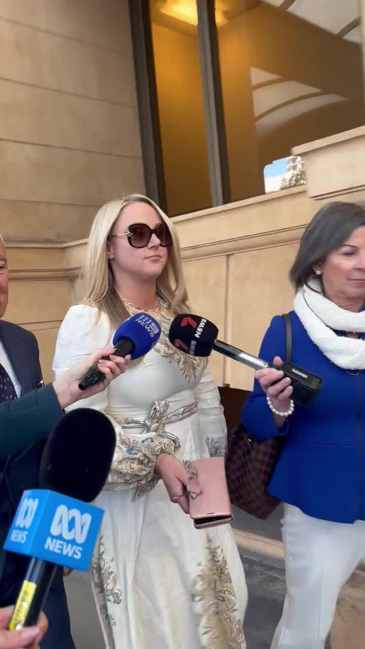 Raina Jane Cruise enters court ahead of judgment on her cop scalping appeal