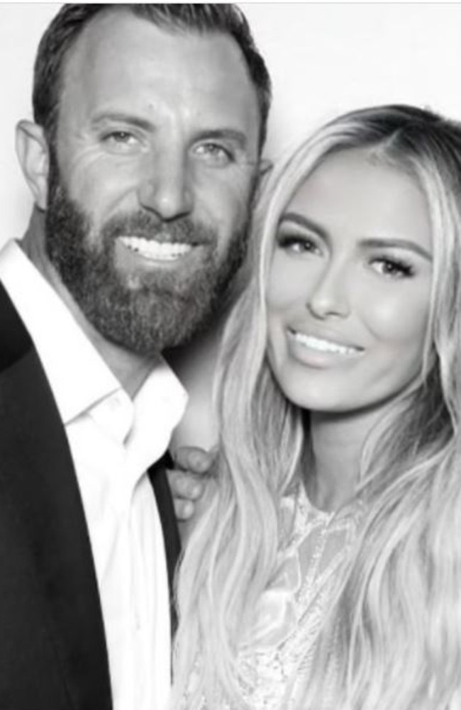 Paulina Gretzky, 33, and golfer Dustin Johnson, 37, tied the knot on Saturday. Picture: Instagram/paulinagretzky