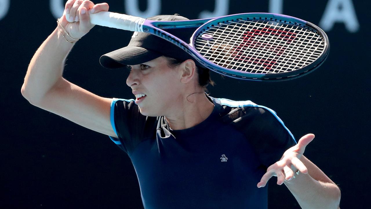 Ajla Tomljanovic will enter the Australian Open in impressive form despite a long injury lay-off after taking out the MundoTenis Open in Brazil last month. Picture: Kelly Defina / Getty Images