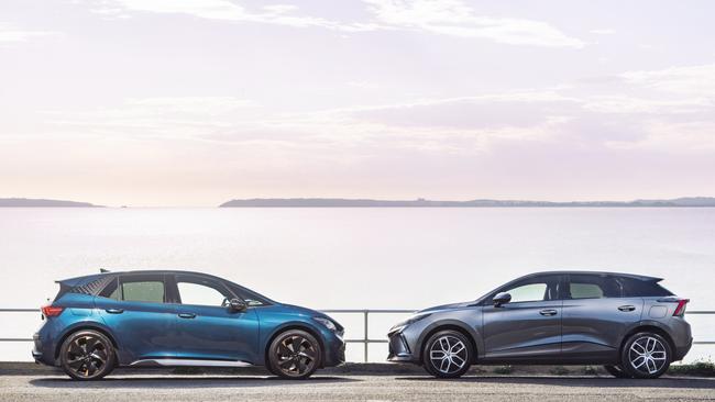 Head-to-head: Both hatchbacks are accomplished on the road. Picture: Thomas Wielecki.