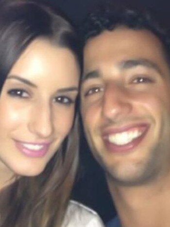 Daniel Ricciardo and Jemma Boskovich.