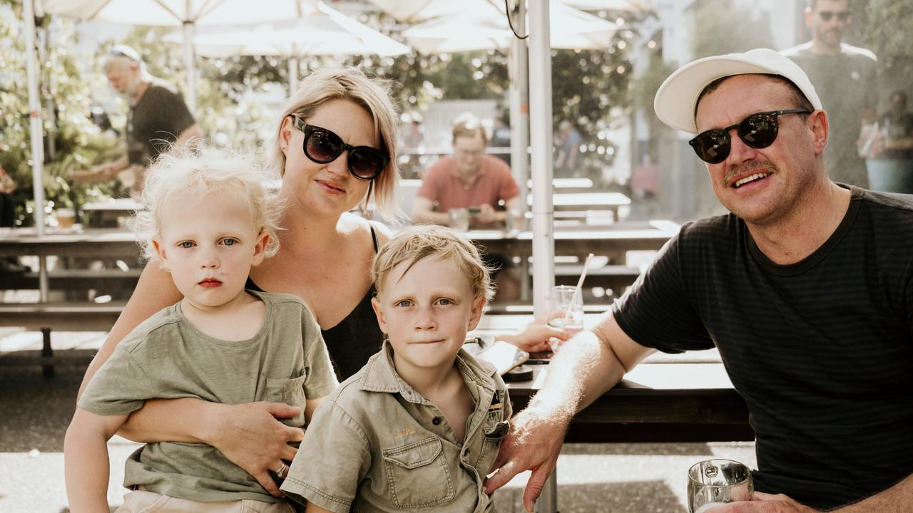 The Lewis family at Tiny Mountain's third birthday. Picture: Supplied