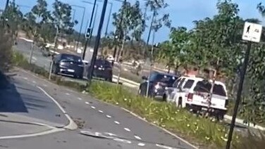 Police chasing a vehicle in Caloundra West on July 24, 2022. Picture: Contributed