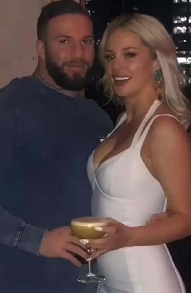 MAFS star Jessika Power and ex-Mongols bikie 'The Punisher'. Picture: Instagram