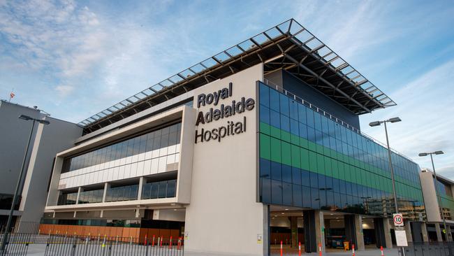 SA’s new flagship hospital, the new Royal Adelaide Hospital. Picture: Matt Turner