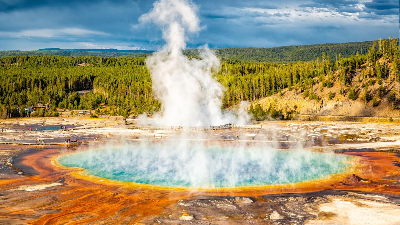 Grand Prismatic Spring Yellowstone National Park. Picture: Getty Images