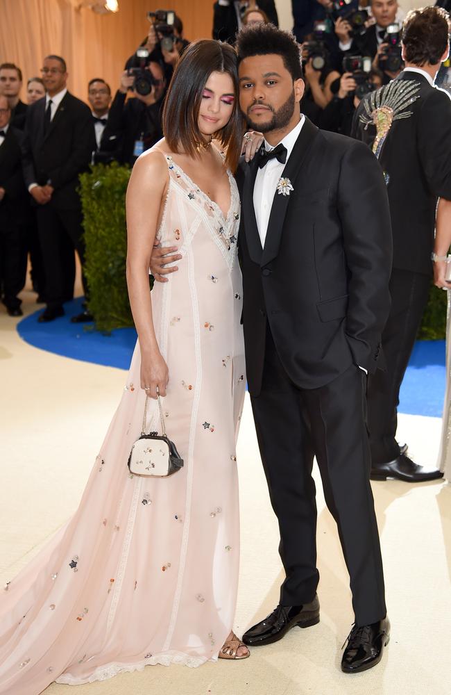 Selena Gomez and The Weeknd attended the Met Gala together last year. Picture: Dimitrios Kambouris/Getty Images
