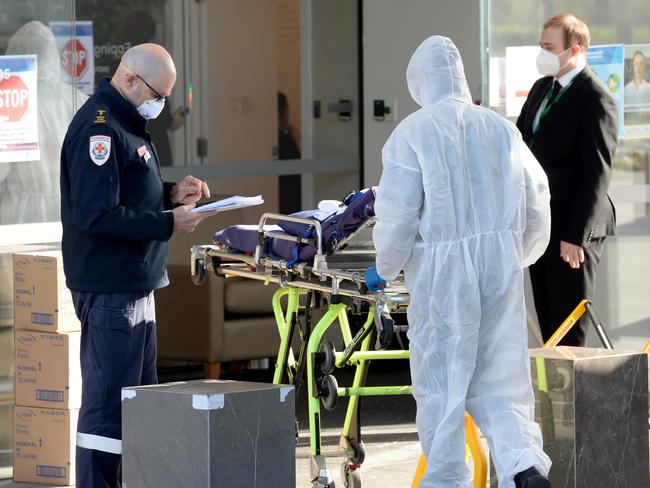 A federal review found issues across emergency planning, preparedness, infection control and staff resourcing. Picture: Andrew Henshaw