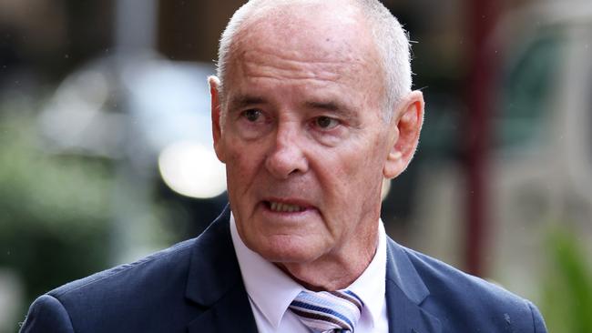 SYDNEY, AUSTRALIA - NewsWire Photos MAY 9, 2022:  Chris Dawson pictured as he arrives at the Supreme Court, Sydney CBD. Ex-Newtown Jets player and school teacher Chris Dawson was charged with murdering his wife Lynette in 1982.Picture: NCA NewsWire / Damian Shaw