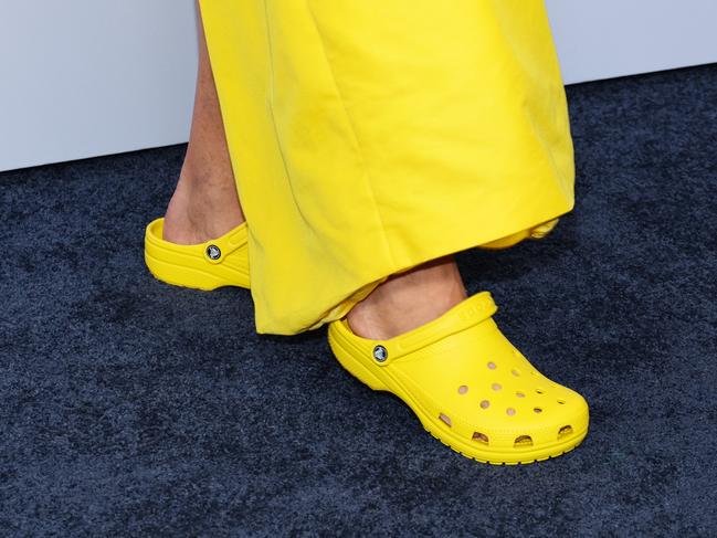 Crocs were necessary following the actress’ double foot surgery last week. Picture: Dia Dipasupil/Getty Images