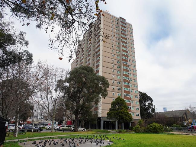 MELBOURNE AUSTRALIA - NewsWire Photos JULY 6, 2024: Generic images of social housing building in Collingwood.Picture: NewsWire / Luis Enrique Ascui