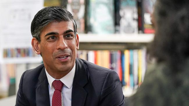 Britain's Prime Minister Rishi Sunak. (Photo by Ian Forsyth / POOL / AFP)