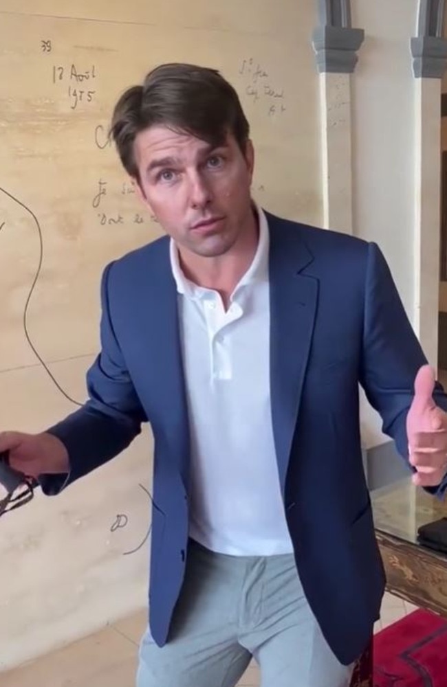 While it's ultra-realistic, the videos are not Tom Cruise. Picture: TikTok