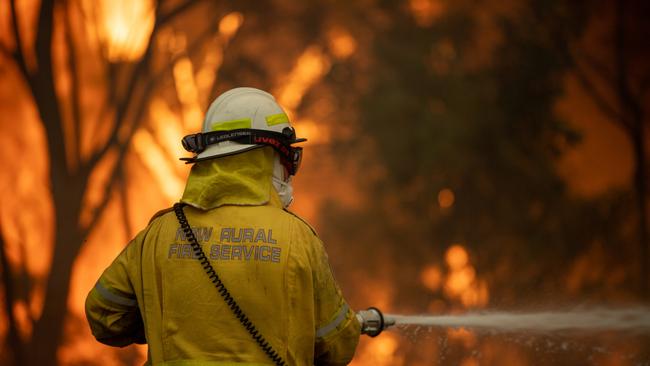 Nearly one in three people in the survey said they would wait until told to evacuate in the event of a bushfire. Picture: Supplied by NSW Rural Fire Service