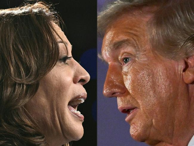 US Vice President Kamala Harris and former president Donald Trump have been on a blitz of new and traditional media as they woo undecided voters