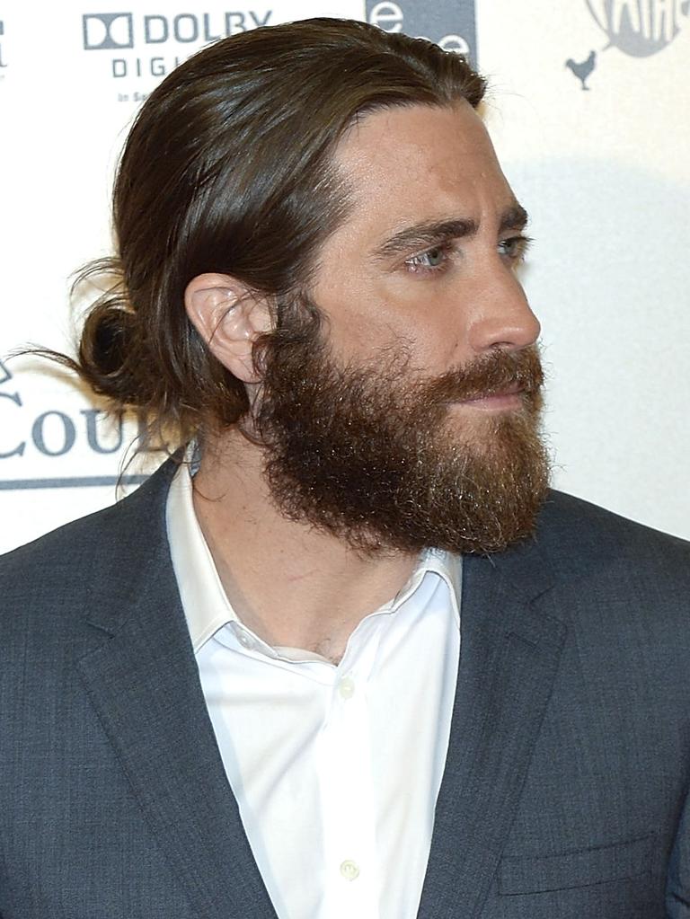 Jake Gyllenhaal at the premiere of ‘Enemy’ at Palafox Cinema on March 20, 2014 in Madrid, Spain. Picture: Getty