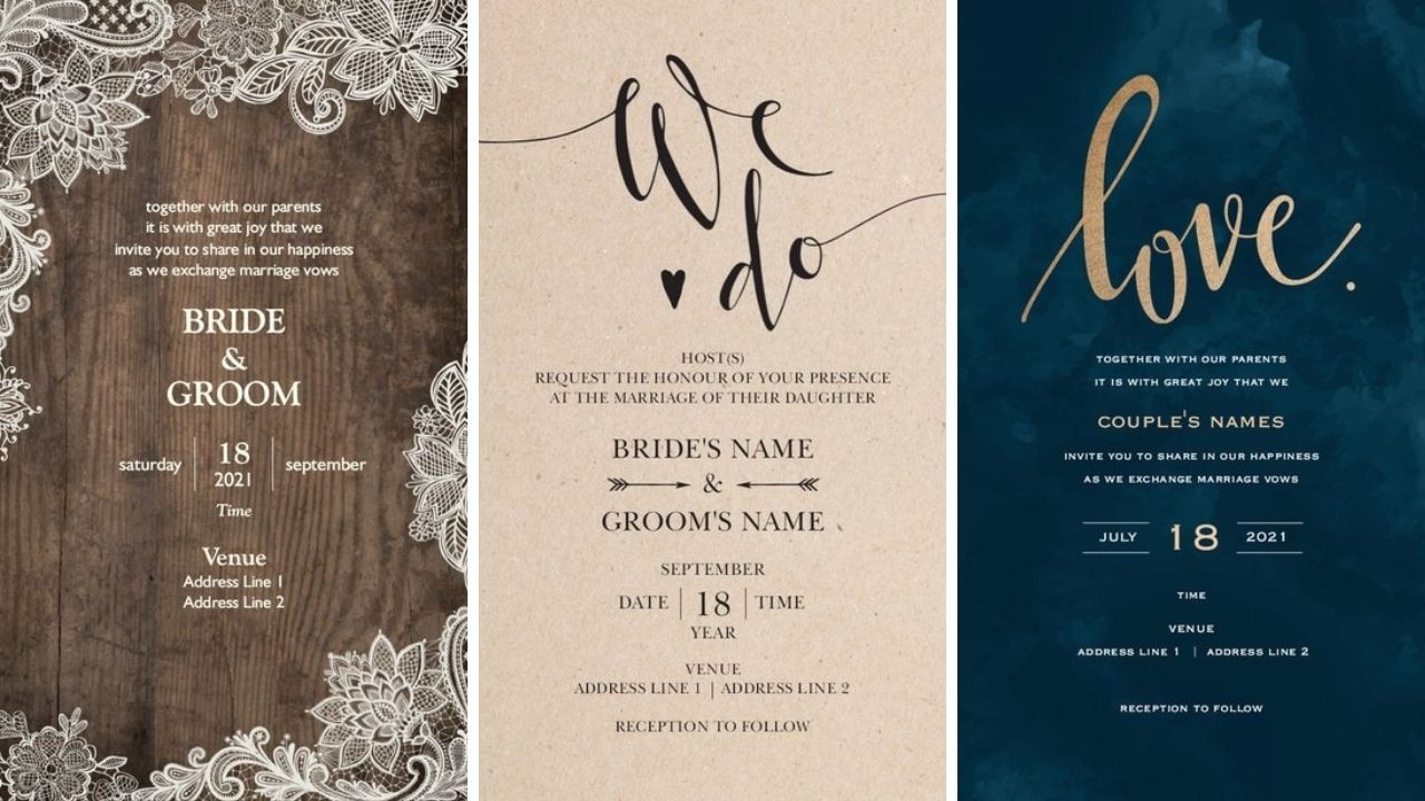 Vistaprint can help you create memorable wedding invites for less. Image: Vistaprint.