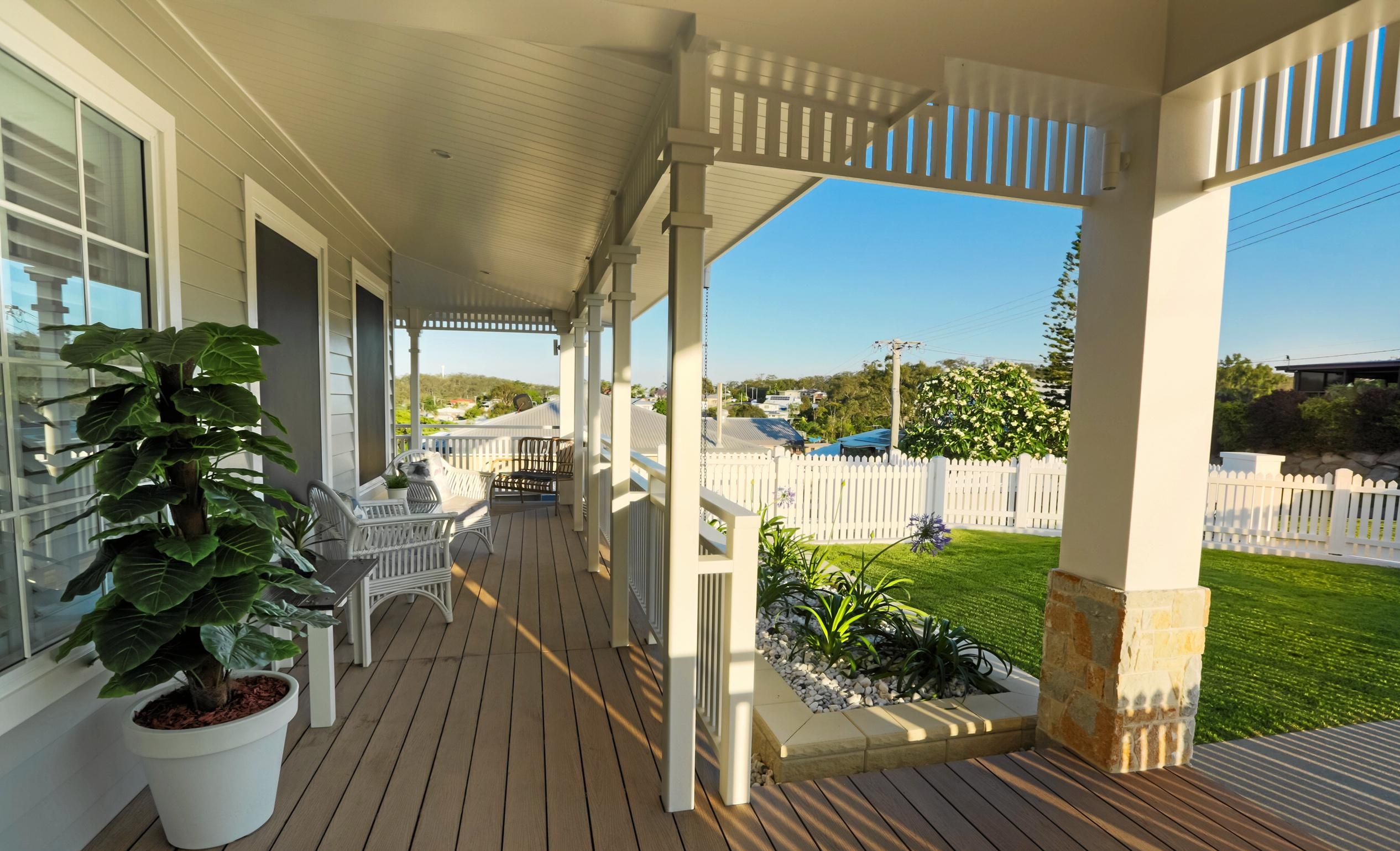 CCF Homes has won Housing Industry Awards Home of the Year with this Hampton-styled central Gladstone mansion. Picture: Katrina Elliott