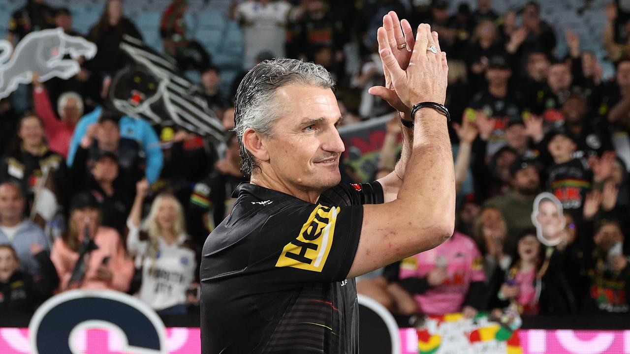 Panthers coach Ivan Cleary will have a new-look team on and off the field next season. Picture: Cameron Spencer/Getty Images