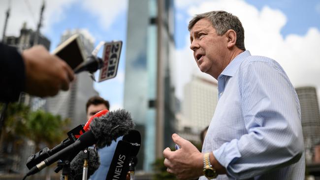 Australian Olympic Committee Matt Carroll chief executive at Circular Quay in Sydney on Monday. Picture: AAP