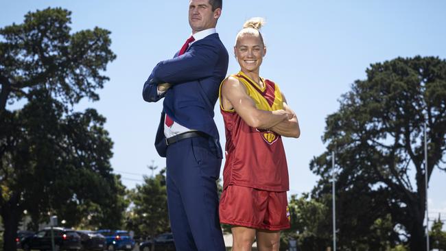 Erin Phillips will be the first woman to take part in the Carlton Draft.