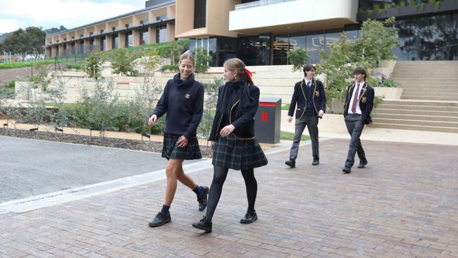 Scotch College students on campus. Picture Dean Martin