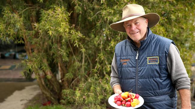 Rayners Orchard owner Len Rayner is urging the community to shop local and support growers and producers. Picture: Andy Rogers