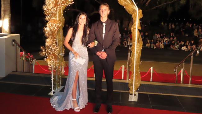 Tayissa Richters &amp; Kade Raspor at the Xavier Catholic College formal.