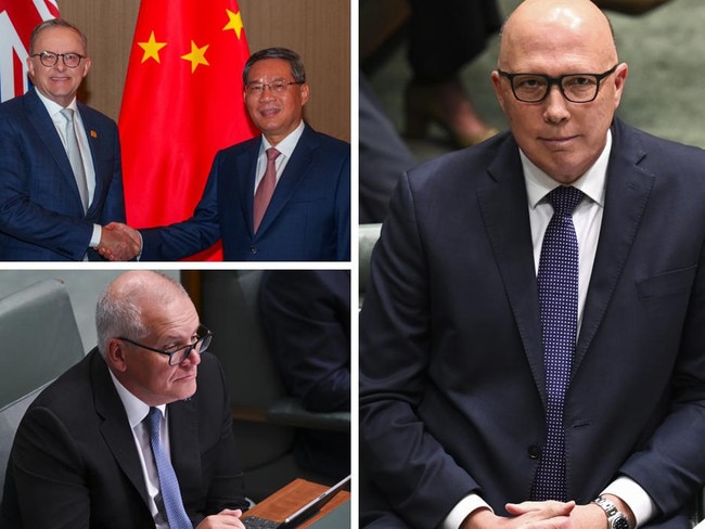 Dutton rebuffs Scomo on PM’s China trip