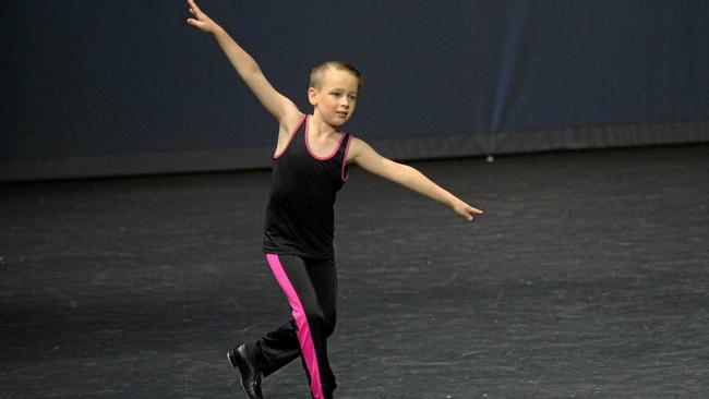 Zayde Martin in Section 76 - Tap improvisation under 10 years (Time Rule trophy). Picture: Jann Houley