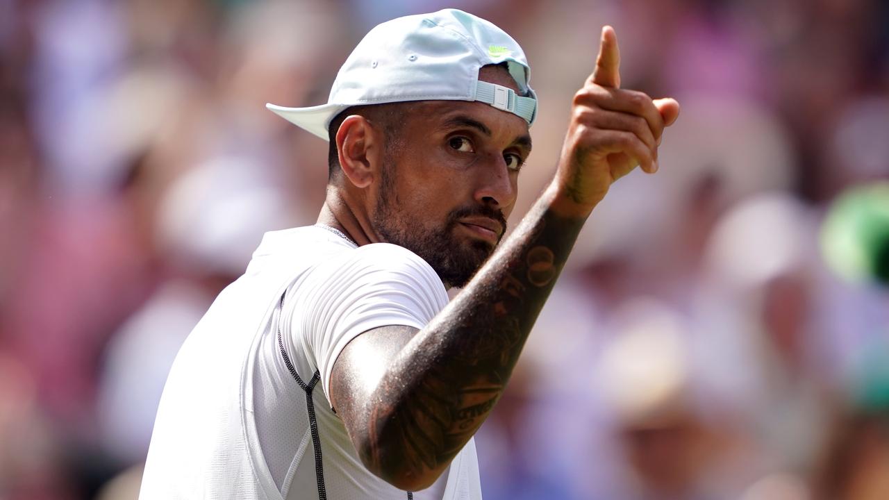 Nick Kyrgios was at his brilliant best at Wimbledon. (Photo by Zac Goodwin/PA Images via Getty Images)