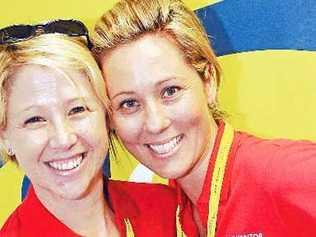 Karen Messitt and Tasha Giovannoni at O Week celebrations at CQUniversity. Picture: Darryn Smith